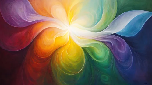 Colorful Swirling Abstract Art