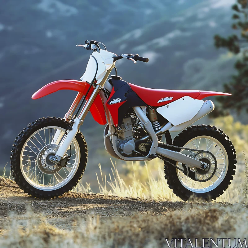 Off-Road Motorcycle Adventure AI Image