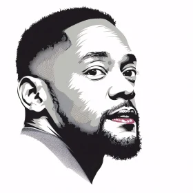 Will Smith Close-up Illustration