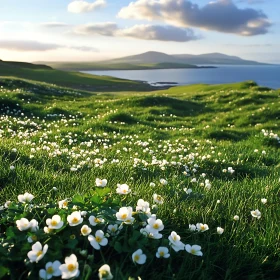 Coastal Flower Field