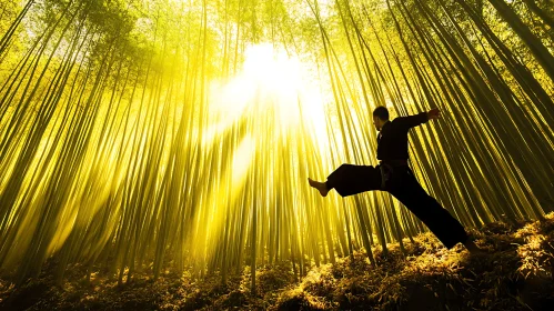 Bamboo Forest Martial Artist