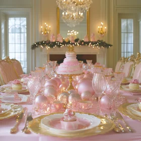 Elegant Pink Dessert Table