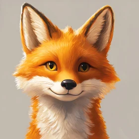 Fox with a Smile