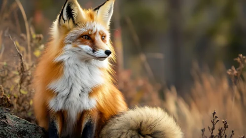 Red Fox in Natural Habitat