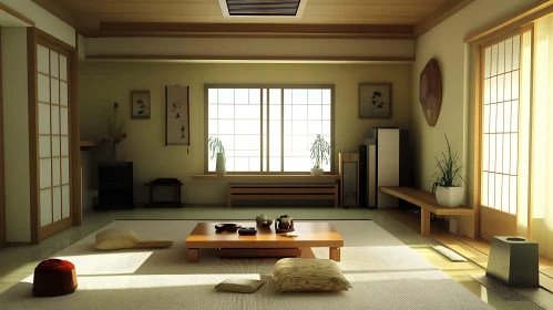 Peaceful Asian Interior