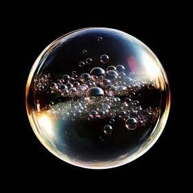 Sphere of Light and Bubbles