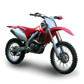 Motorcycle Isolated