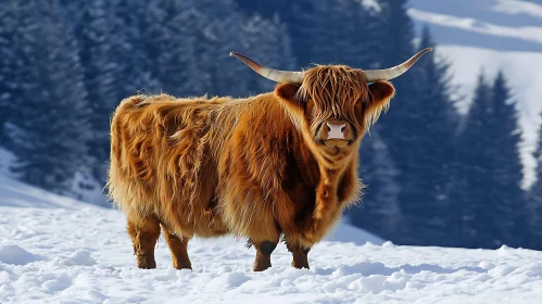 Scottish Highland Cattle Portrait