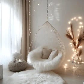 Cozy Hanging Chair Interior Design