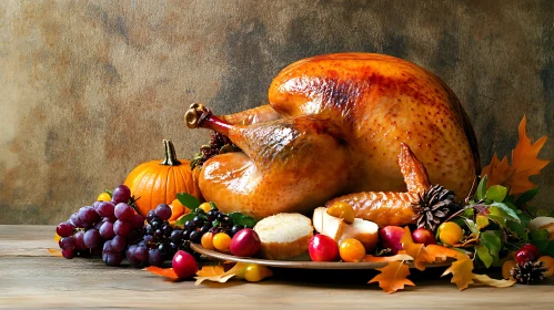 Autumnal Abundance: A Thanksgiving Still Life