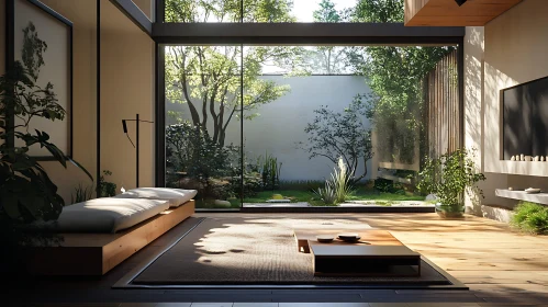 Minimalist Interior Design with Nature