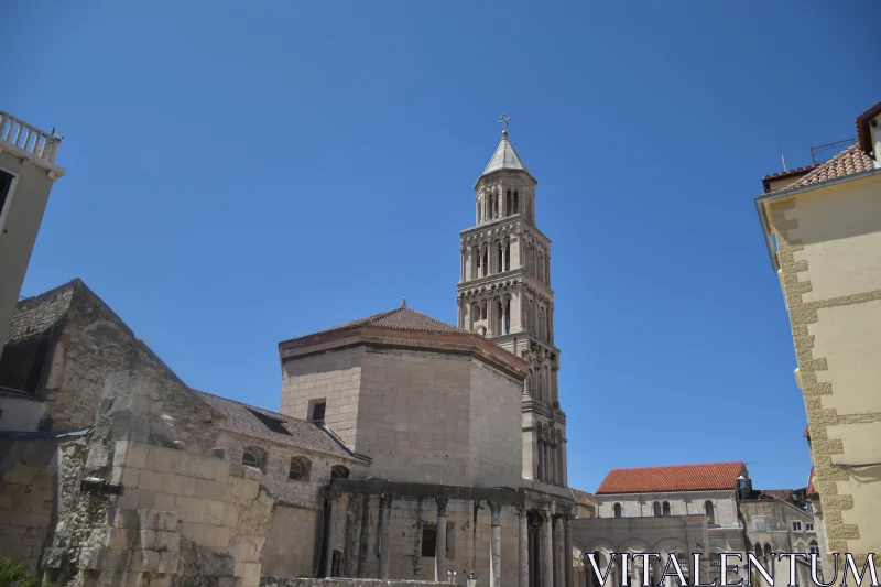 Romanesque Cathedral in Split Free Stock Photo