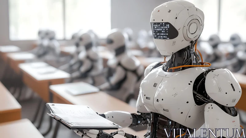 AI in Education: Robot Teacher AI Image