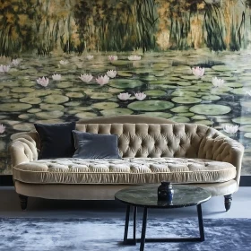 Serene Lily Pond Interior Design