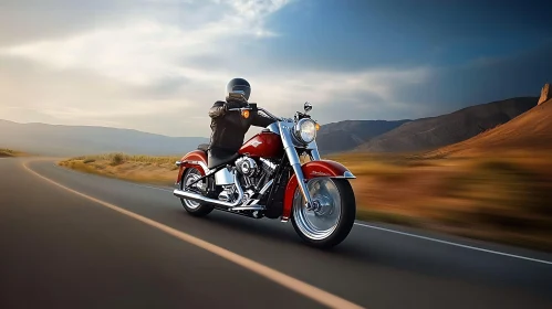 Cruising on a Motorcycle