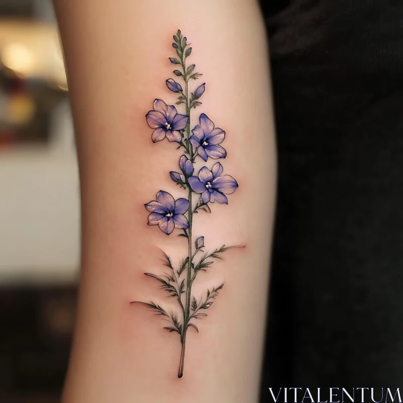 AI ART Intricate Floral Tattoo Design