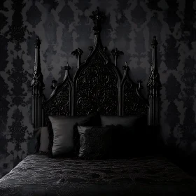 Dark and Ornate Gothic Bedroom