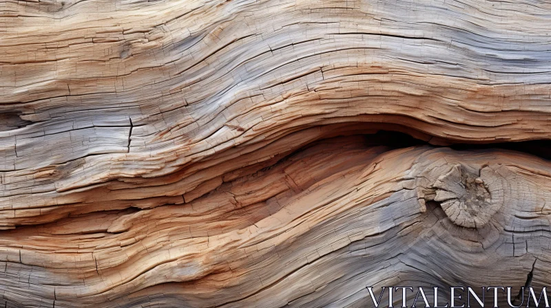 Old Tree Trunk: A Symphony of Nature's Patterns and Textures AI Image