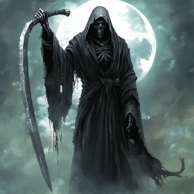 Death Figure with Scythe