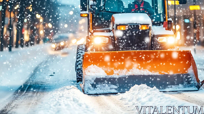 Winter Snow Removal Vehicle