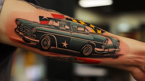 Classic Vehicle Tattoo Art
