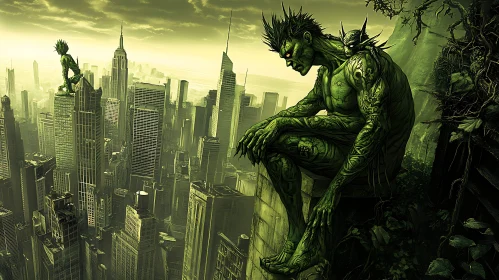 Urban Monster Fantasy Art