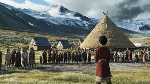 Historical Village Gathering