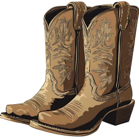 Western Style Cowboy Boots