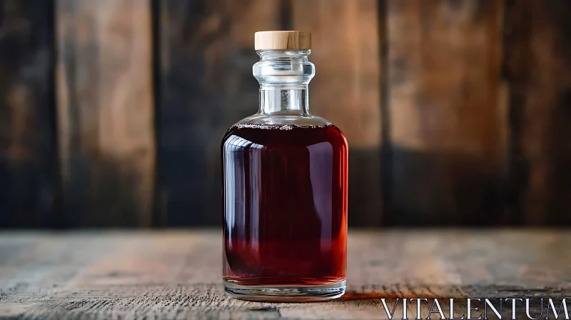Rustic Glass Bottle Still Life