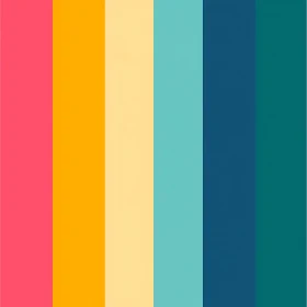 Abstract Color Stripes Composition