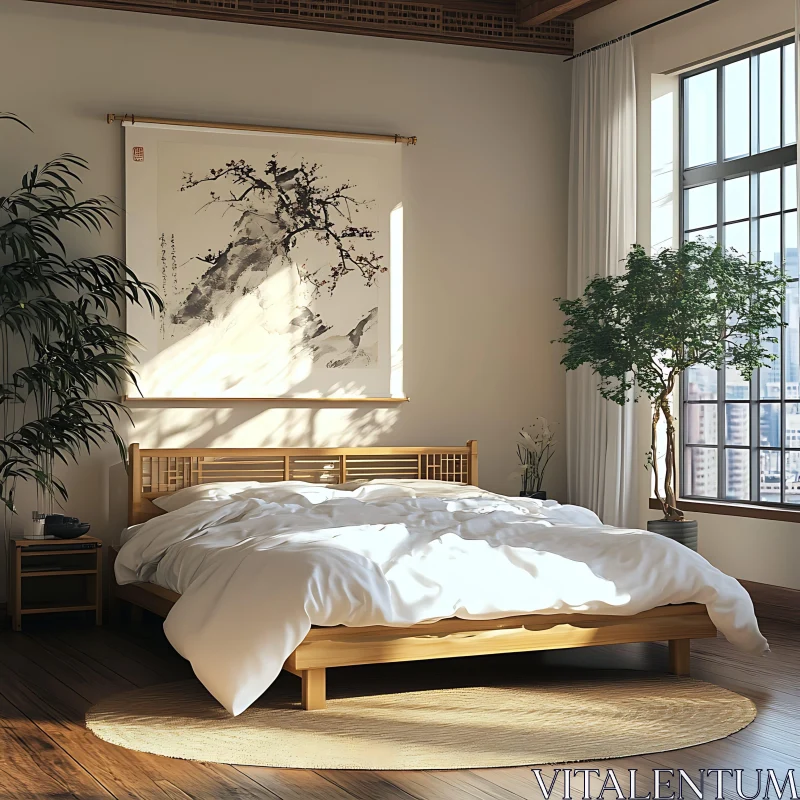 Minimalist Bedroom with Natural Light