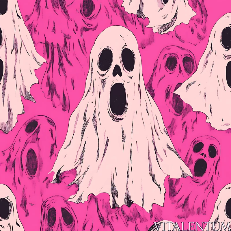 Pink Specters: A Hauntingly Whimsical Design