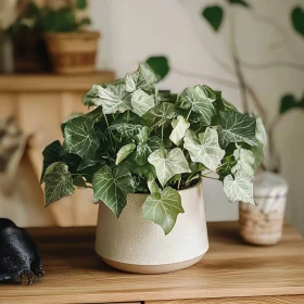 Ivy's Tranquil Greenery in Natural Light