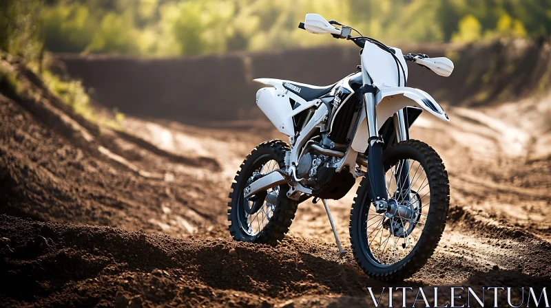 Dirt Track Motorcycle Scene