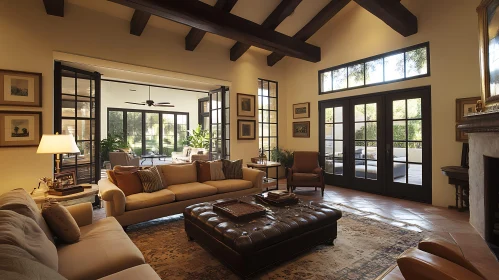 Warm and Inviting Living Space