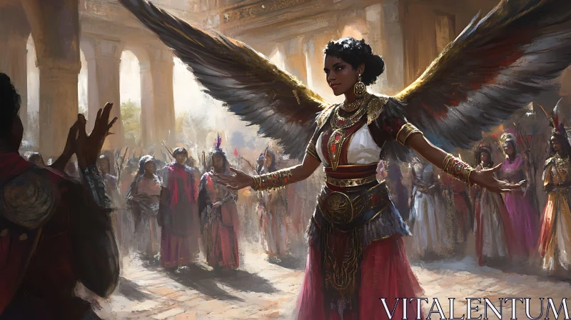 Winged Guardian in Ancient Times