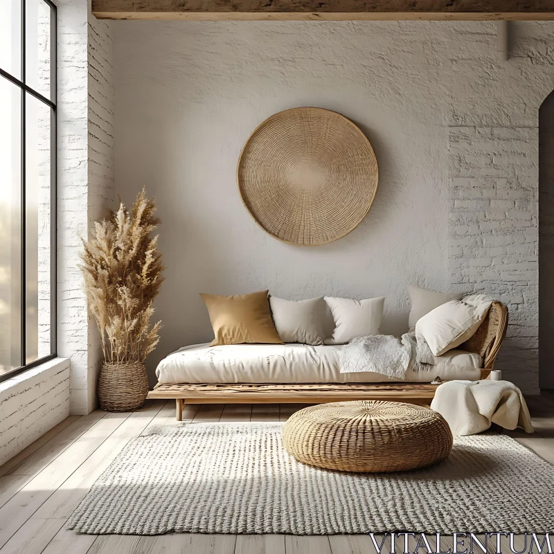 AI ART Neutral Tones Interior Design