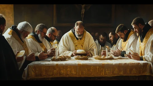 Clergymen at the Table