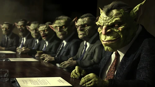 Eerie Goblin Board Meeting