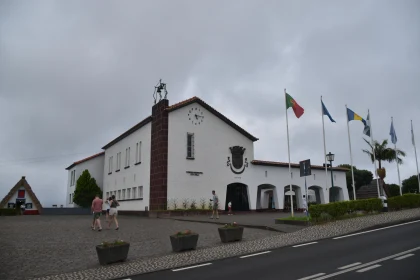 Madeira Architectural Beauty with Flags