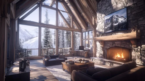 Mountain Cabin with Fireplace