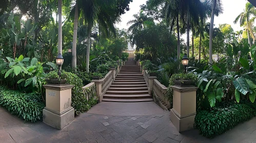 Tranquil Garden Steps