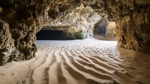 Enigmatic Cave Interior