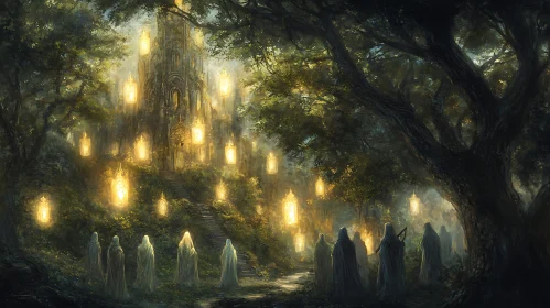 Ethereal Gathering at Forest Temple