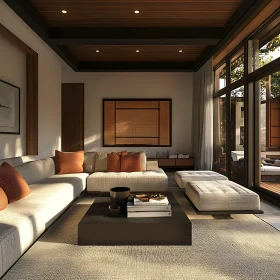 Elegant Home Interior with Neutral Palette