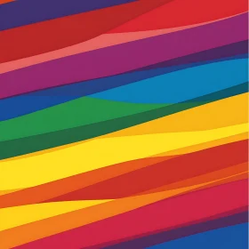 Colorful Parallel Bands Abstract Design