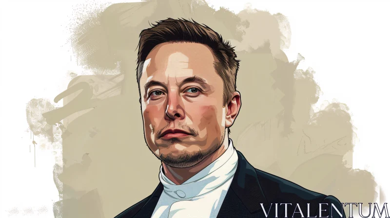 Elon Musk Artwork AI Image