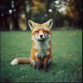 Peaceful Fox Portrait