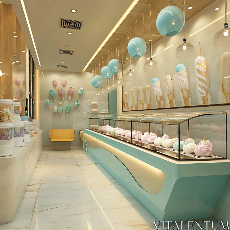 AI ART Sweet Escape: Confectionery Shop Design