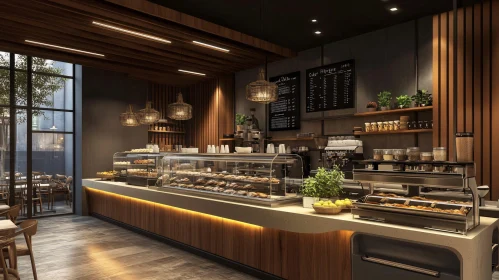 Warm and Modern Bakery Design